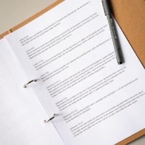 a close up of a piece of paper with a pen on it